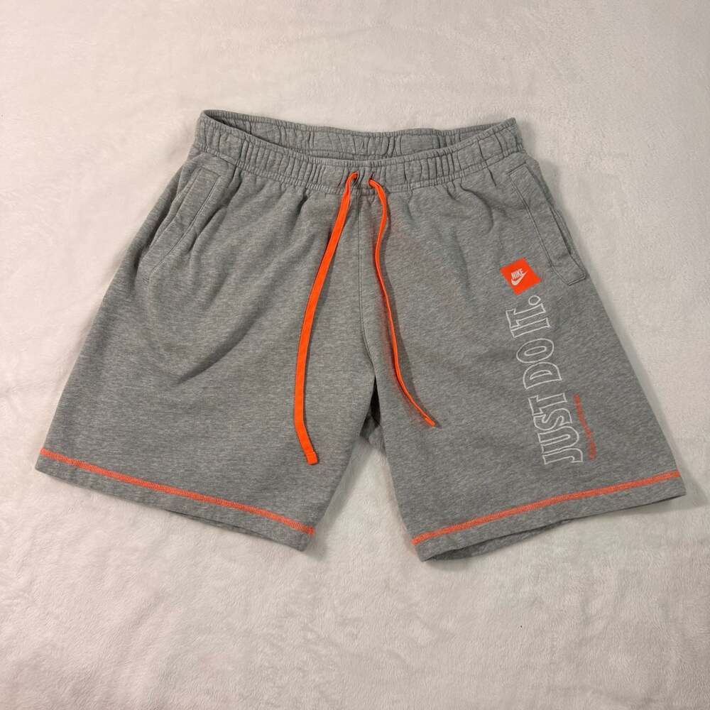 Nike Men's Sportswear JDI Shorts Heather Grey/Orange